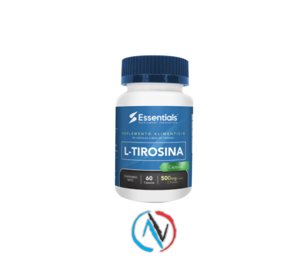 Essentials L-Tirosina 60 Capsulas 500mg